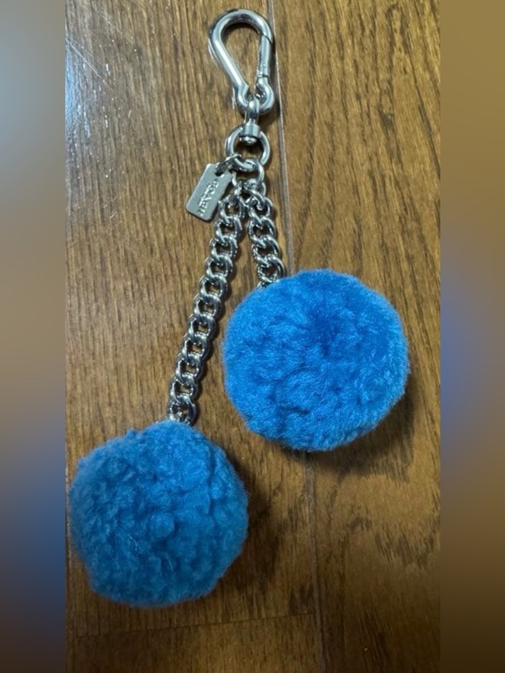 Coach Australian Shearling Cherries Bag Charm EUC
